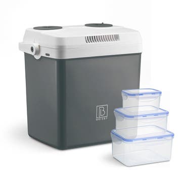 Brisby 25 Liter Elektrische Koelbox, Frigobox Deluxe SET, Caravans en Kamperen, Ophalen of Verzenden, Nieuw, Koelbox, Elektrisch