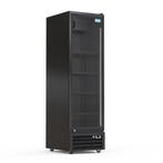 Compleet zwarte glas deur koelkast, Verzenden, Nieuw in verpakking, Koelen en Vriezen