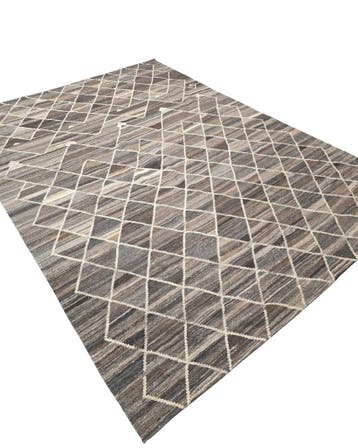 Tribal KelimIran 285x200 handgeweven wollen vloerkleed, Huis en Inrichting, 200 cm of meer,  Perzisch tapijt kelim killim wollen vloerkleed handgeknoopt 