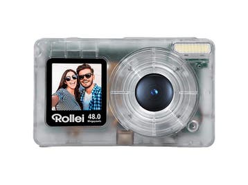 Rollei -  Compactline Pocket Transparent Clear Compactcamera, Audio, Tv en Foto, Verzenden, Nieuw, Overige Merken