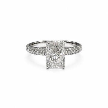 Ring - 18 karaat Witgoud - 2.59ct. tw. Diamant (Lab-grown) -, Nieuw