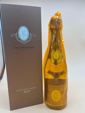 2014 Louis Roederer, Cristal - Champagne Rosé - 1 Fles (0,75, Nieuw