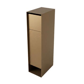 Geroba Pakun pakketbrievenbus staal - Anodic Bronze, Verzenden, Nieuw