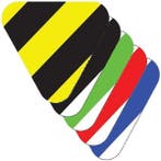 Haaientanden gestreept (20 stuks) - Polyvinylchloride (PVC), Verzenden