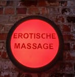 Amsterdam red light district lichtbord - Reclamebord -