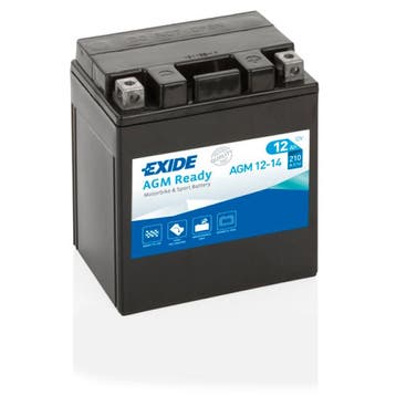 Exide AGM Ready 12V accu | AGM12-14 | 12V 12Ah, Ophalen of Verzenden, Nieuw
