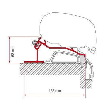 Fiamma Hobby Premium/Ontour Kit >2012 F65/F80, Caravans en Kamperen, Camper-accessoires, Ophalen of Verzenden, Nieuw