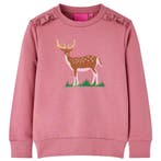 vidaXL Kindertrui 140 frambozenkleurig, Verzenden, Nieuw