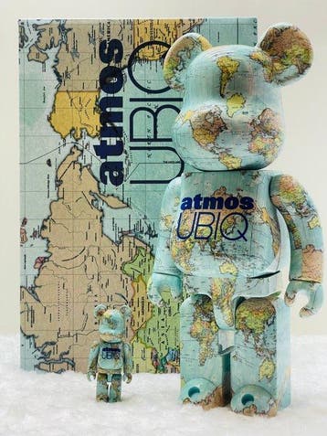 Medicom toy - BE@RBRICK 100% & 400% Atmos UBIQ (Earth)