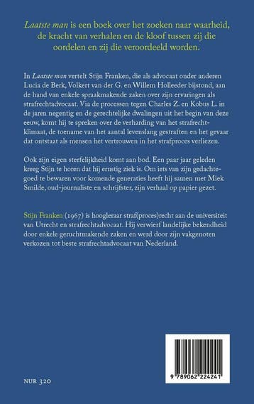 Laatste man 9789062224241 Stijn Franken, Verzenden, Zo goed als nieuw, Stijn Franken