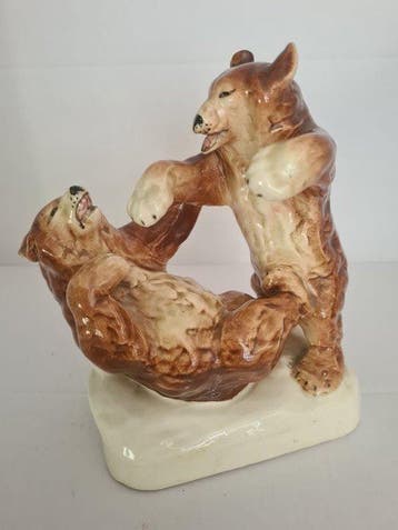 Royal Dux Porzellan-Manufaktur - sculptuur, Royal Dux ours