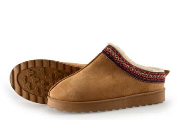 Nelson Pantoffels in maat 39 Cognac, Overige kleuren, Verzenden, Zo goed als nieuw, Nelson