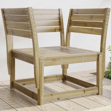 vidaXL Tuinstoel geïmpregneerd hout, Verzenden, Nieuw