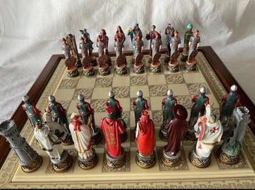 Franklin Mint - Schaakspel - Hars