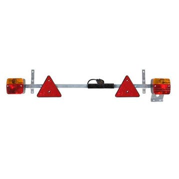 Verlichtingsbalk uitschuifbaar van 140 cm tot 210 cm, Auto diversen, Aanhangwagen-onderdelen, Ophalen of Verzenden, Nieuw