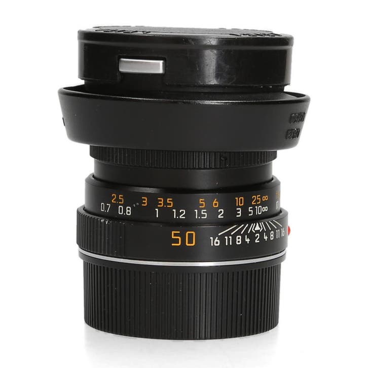 Leica 50mm Summicron-M f/2 (11819) - 1 jaar garantie, Audio, Tv en Foto, Fotografie | Lenzen en Objectieven, Zo goed als nieuw