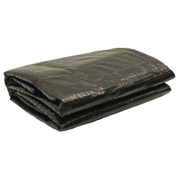 vidaXL Zwembadhoes 488 cm PE zwart, Verzenden, Nieuw