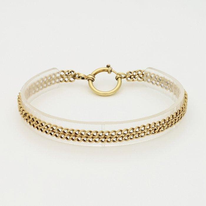 Armband - 14 karaat Geel goud, Sieraden, Tassen en Uiterlijk, Armbanden