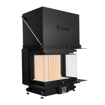 Inbouw Houtkachel Crystal 80 Max, Huis en Inrichting, Kachels, Nieuw