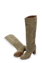 Manfield Laarzen in maat 38 Beige, Kleding | Dames, Schoenen, Hoge laarzen, Verzenden, Beige, Zo goed als nieuw