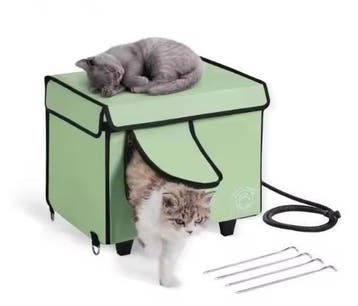 Katten iglo met verwarming – Warm en geïsoleerd bed, Verzenden, Nieuw