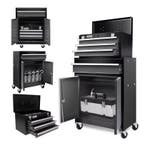 2-in-1 Gereedschapswagen – Verrijdbare Kast met Laden, Verzenden, Nieuw in verpakking
