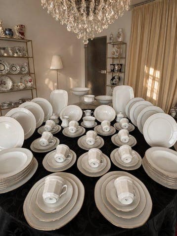 Mitterteich - 70-er Jahre Design-Service - Tafelservies voor