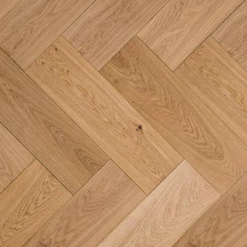 Floer Visgraat Parket Eiken 1-bis Naturel Geolied 60x12 cm, Ophalen of Verzenden, Nieuw, Parket
