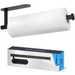 HGMD Keukenrolhouder - Zelfklevend en / of Boren - Zwart, Verzenden, Nieuw