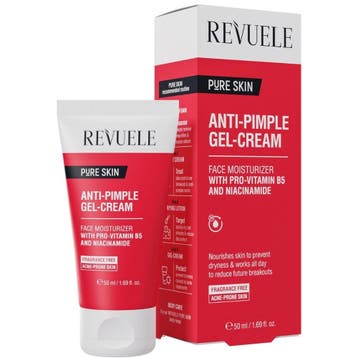 Revuele Pure Skin Anti-Pimple  Gel-Cream - 50ml, Sieraden, Tassen en Uiterlijk, Uiterlijk | Gezichtsverzorging, Ophalen of Verzenden