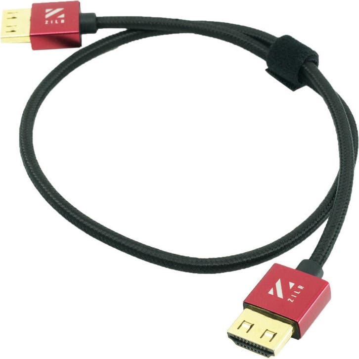 ZILR 8K60P Nylon Ultra High Speed HDMI Cable 50cm, Computers en Software, Pc- en Netwerkkabels, Nieuw, Ophalen of Verzenden