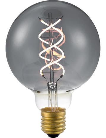 SPL LED Globelamp G95 E27 5W 120lm 2200K Smoke Dimbaar, Ophalen of Verzenden, Nieuw