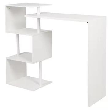 Bartafel met Opbergrek – MDF & Metaal, 97,5×38×100 cm, Verzenden, Nieuw