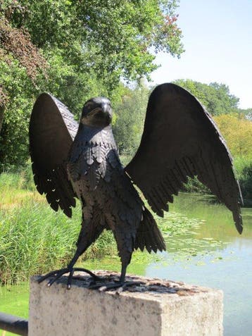 Figuur - raaf / adelaar - Smeedijzer