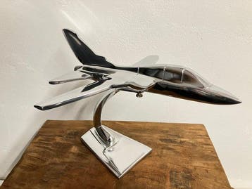 Modelvliegtuig - Gepolijst staal chrome - Tornado F3