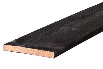 Zwarte Douglas planken | Tuinplanken | Zwart Zweeds Rabat, Ophalen of Verzenden, Nieuw, Planken