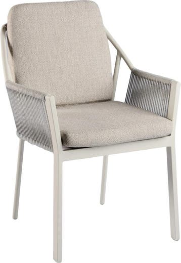 Tierra outdoor Liv Dining Chair Stackable Creme White, Nieuw