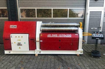 OSTAS hydraulische 4 rollen plaatwals platenwals rollenwals, Nieuw