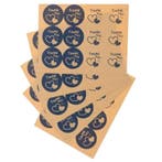 Fako Bijoux - Thank You Stickers Op Vel - 35mm - Thank You, Verzenden, Nieuw