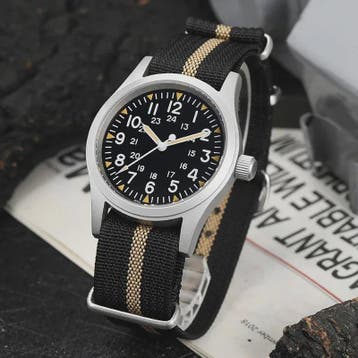 Militado ML05 Herenhorloge 38mm - Vintage Stijl met Miyota U, Verzenden