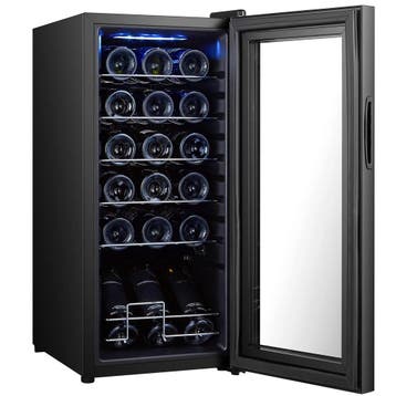 Wijnkoelkast, Compressor Voor 18 Flessen, 50 L Drankkoelkast, Verzenden, Nieuw