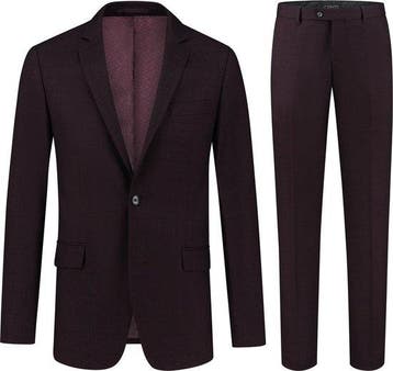 Gents - Pak ruit donkerrood - 44 2900000163126, Verzenden, Gelezen