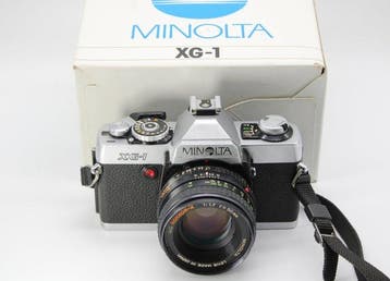 Minolta XG-1 + MD Rokkor-X 1,7/50mm | Single lens reflex, Nieuw