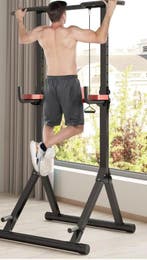 Opvouwbare Power Tower Dip Station Verstelbaar Pro Max, Verzenden, Nieuw