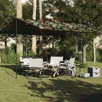 vidaXL Kampeerluifel waterdicht 451x420 cm camouflage, Verzenden, Nieuw, Tot en met 2