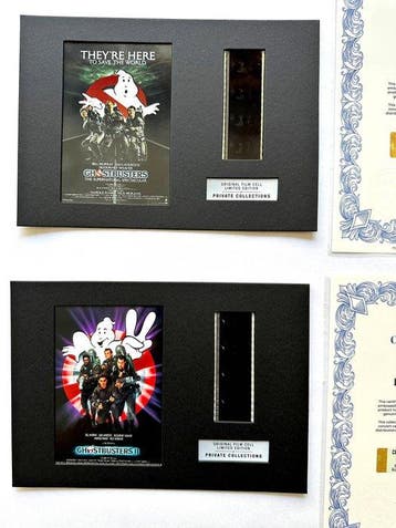 Ghostbusters – Rare Set of 2 Mounted 35mm Film Cells –, Verzamelen, Nieuw