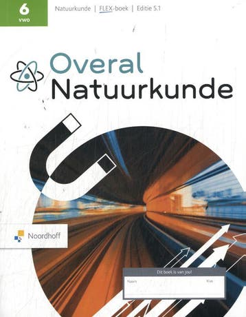Overal Natuurkunde 6 vwo leeropdrachtenboek fl 9789001033460, Zo goed als nieuw