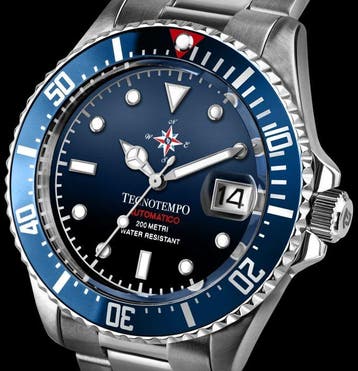 Tecnotempo - Diver 200M - Limited Edition Wind Rose - -, Nieuw
