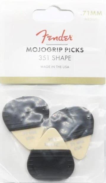 Fender - Mojo Grip - Plectrum - 0.71 mm - 3-pack, Muziek en Instrumenten, Instrumenten | Toebehoren, Ophalen of Verzenden, Nieuw