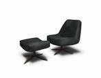 Fauteuil Ego - fauteuils - Zwart, Huis en Inrichting, Stoelen, Nieuw, Zwart, Leer